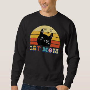 Cat Mom Cat  Mother s Day Mom Women Mothers Sweatshirt