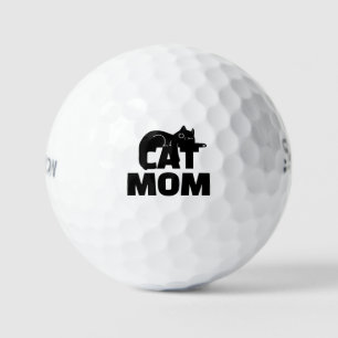Cat Mom Cute Cat Design for Proud Pet Moms Golf Balls
