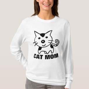 CAT MOM CUTE KITTY CAT LADIES T-Shirts
