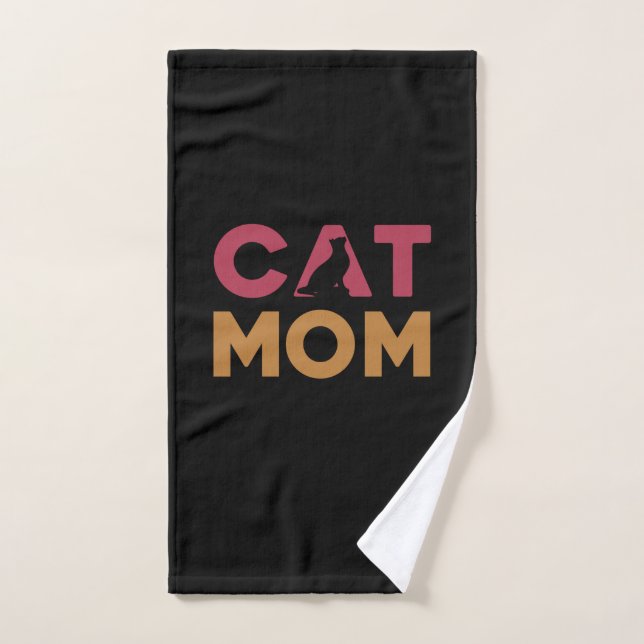 Cat Mom Hand Towel (Hand Towel)