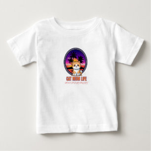 Cat Mom Life funny Baby T-Shirt