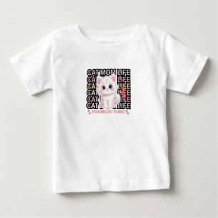 Cat Mom Life funny Baby T-Shirt