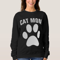 CAT MOM PAW PRINT T-Shirts