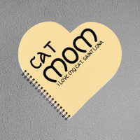 Cat Mom Pet Friends BFF Custom Black Script Beige