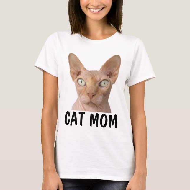 CAT MOM SPHYNX t-shirts (Front)
