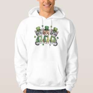 Cat Mom St. Patricks Day Design-47474 Hoodie
