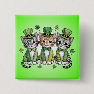 Cat Mom St. Patricks Day Design-47474 Hoodie 15 Cm Square Badge