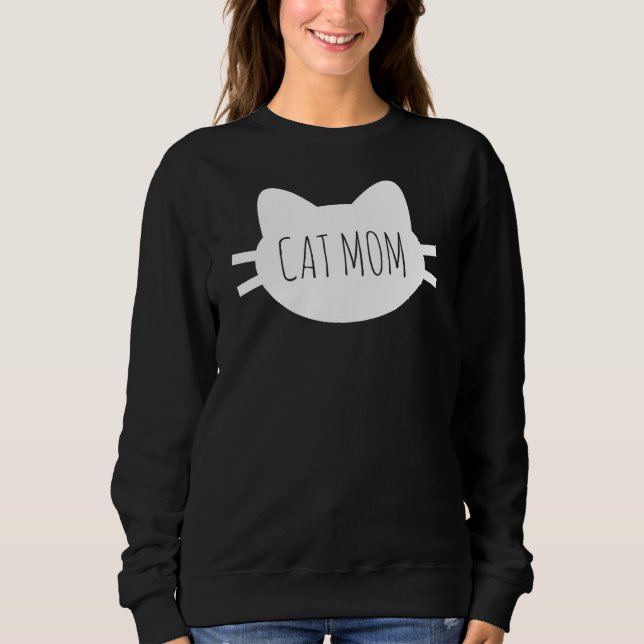 "CAT MOM" Sweatshirt (Front)