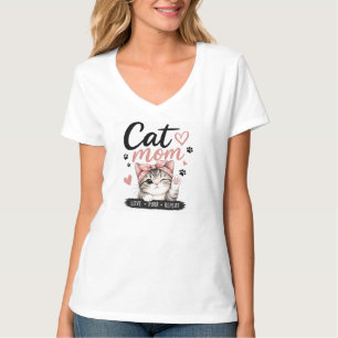 CAT MOM T-SHIRT