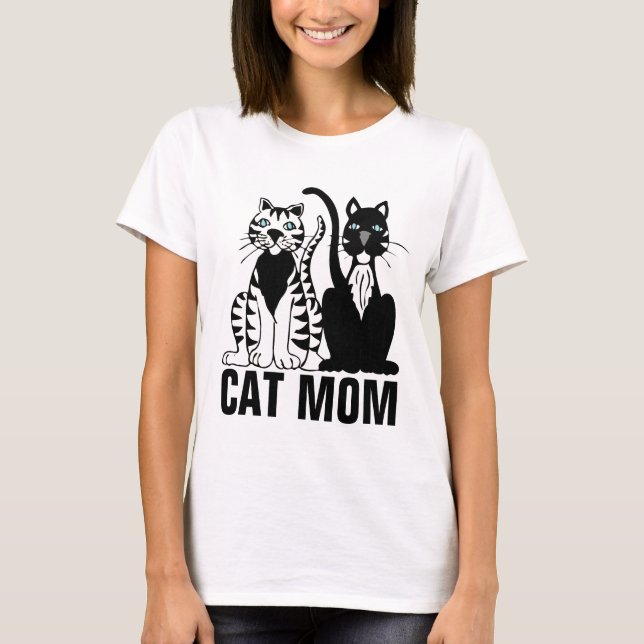 CAT MOM T-SHIRTS (Front)
