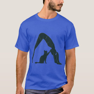 Cat Mom Yoga retro T-Shirt