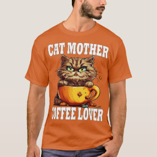 Cat Mother Coffee Lover 160 T-Shirt