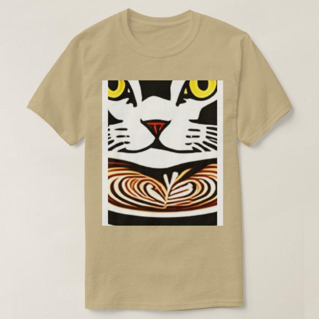 cat mother coffee lover 36 T-Shirt (Design Front)