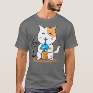 Cat Mother Coffee Lover But Juice Like it too T-Shirt