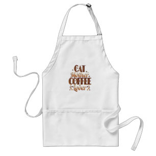 Cat Mother Coffee Lover Standard Apron
