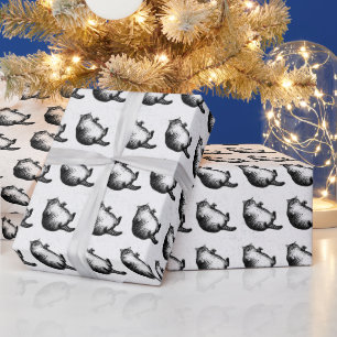 Cat Mother I Am But Skin and Bones For Cat Lover Wrapping Paper