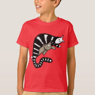Cat Mother Protects Her Cute Kitty Kids T-Shirt