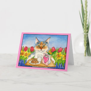 Cat Mother's Day greeting card