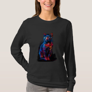 Cat Motif Animal Lover Forest Pet Nature Kitten 1 T-Shirt