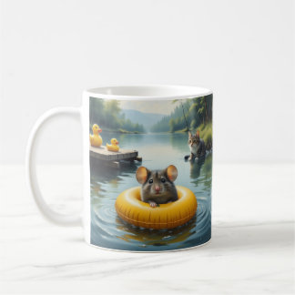 cat mouse coffee mug