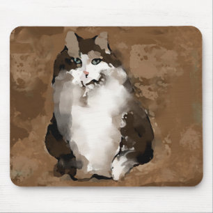cat mouse pad