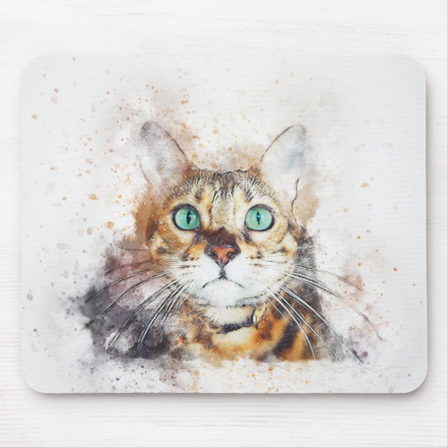 Cat Mouse Pad (Front)