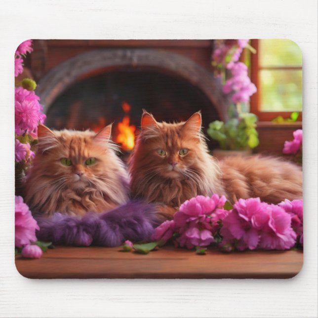 Cat Mouse Pad - Perfect gift for Cat Lover (Front)
