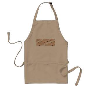 Cat & Mouse pattern Tan Standard Apron