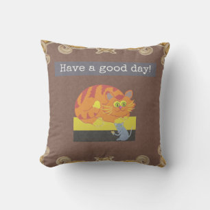 Cat & Mouse Pillow