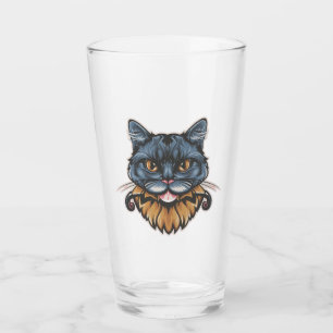 Cat Moustache  Glass