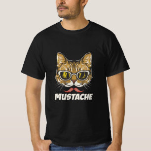 Cat Moustache T-Shirt