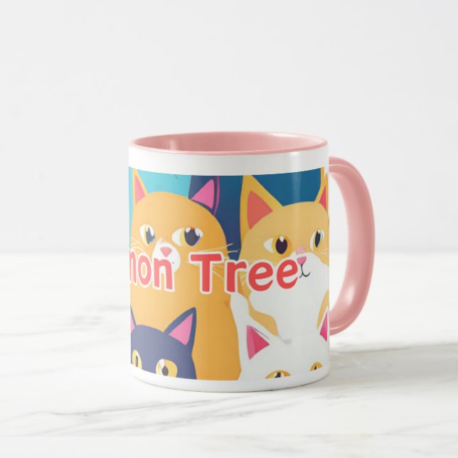 cat mug (Front Right)
