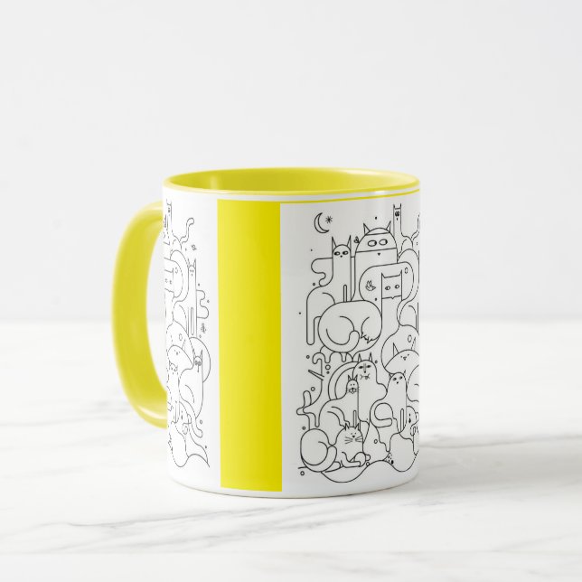 cat mug (Front Left)