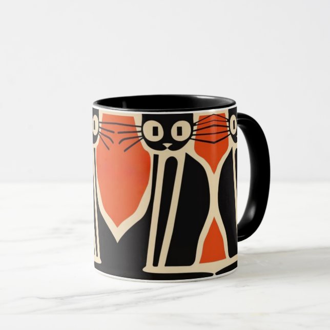 cat mug (Front Right)