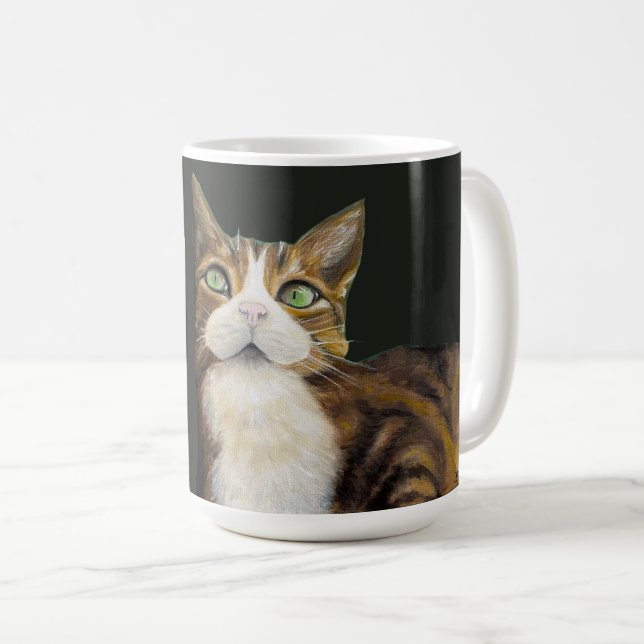 Cat mug fluff you (Front Right)