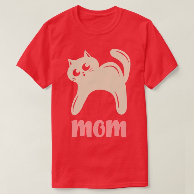 Cat Mum 2 T-Shirt (Design Front)