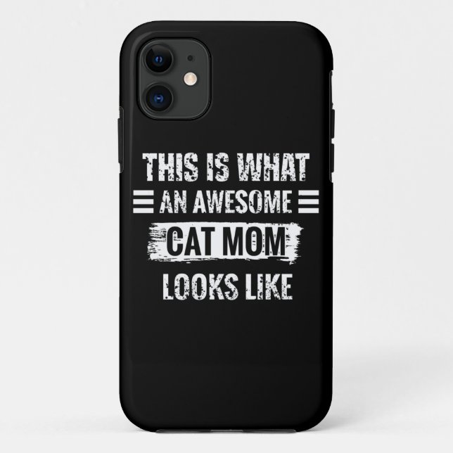 Cat Mum Case-Mate iPhone Case (Back)
