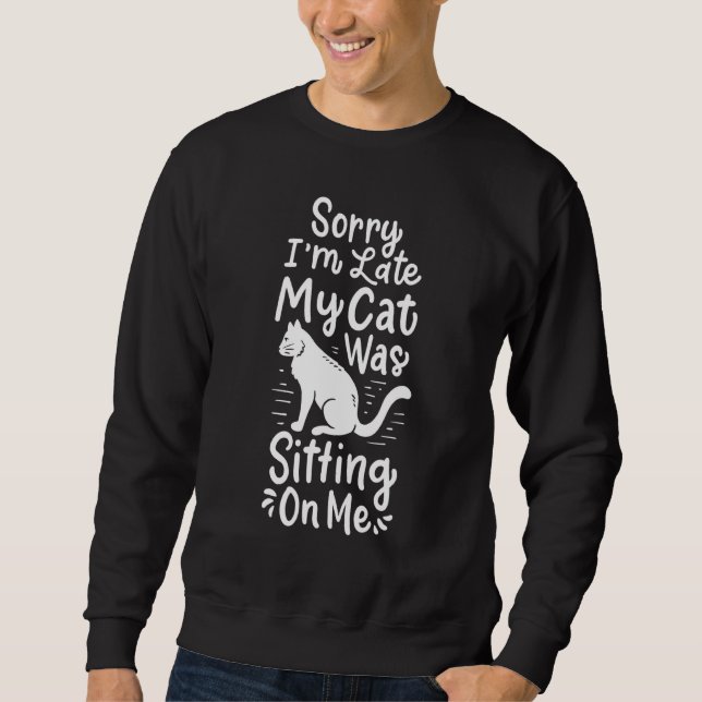 Cat Mum Cat Dad Cat Owner Sweatshirt (Front)