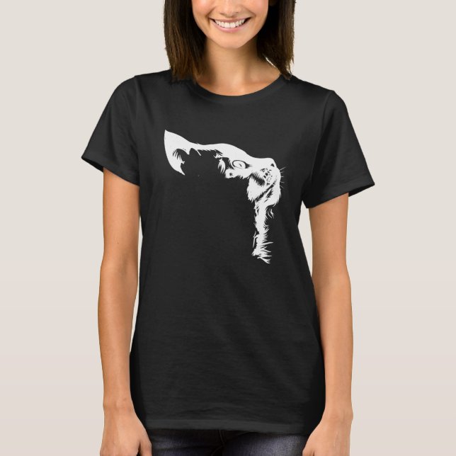 Cat Mum Cat   Graphic Cat T-Shirt (Front)