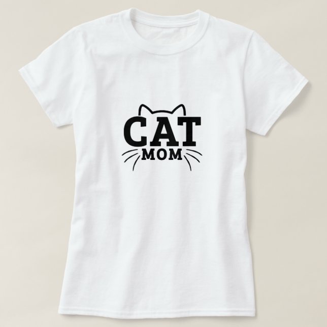 Cat mum - Cat lover T-Shirt (Design Front)