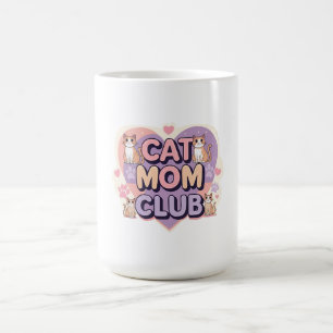 Cat Mum Club – Cute Ceramic Mug for Proud Pet Moms