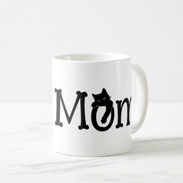Cat Mum Coffee Mug (Front Right)