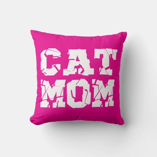 Cat Mum Cushion (Front)