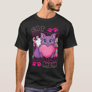 Cat Mum Cute Cat Paws Kitten   Purrfectly Adoption T-Shirt