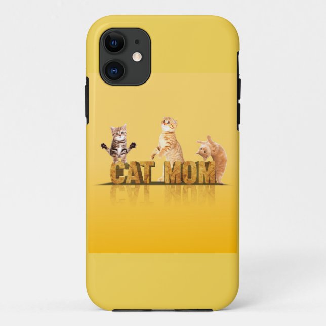 Cat Mum Gift | Cat mum shirt | Cat lover gift Case-Mate iPhone Case (Back)