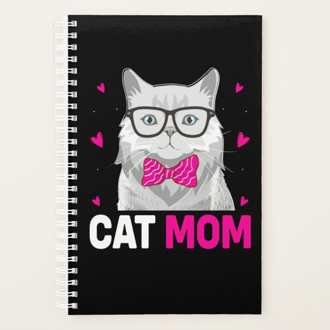 Cat Mum Happy Mothers Day Planner (Front)