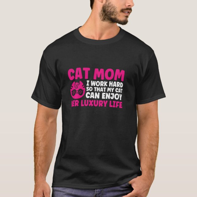 Cat Mum I Work Hard So That Mother Pullover (Front)