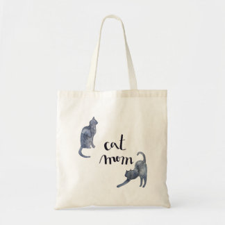 Cat mum illustration tote bag