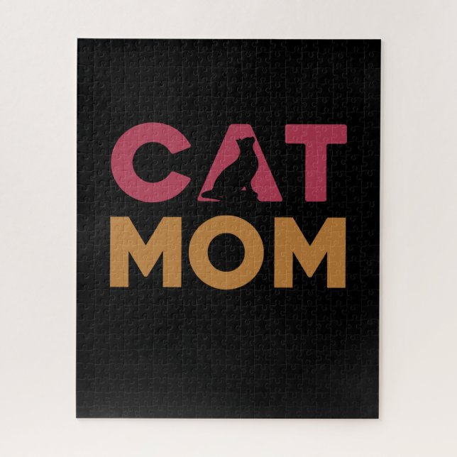 Cat Mum Jigsaw Puzzle (Vertical)