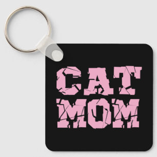 Cat Mum Key Ring